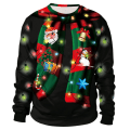 Miniatyrbild 4 av 11: Jul Kvinnor Långärmad Sweatshirt Jul Casual Pullover C
