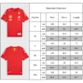Miniatyrbild 2 av 2: Scuderia Ferrari F1 PUMA Las Vegas LECLERC \"16\" Amerikansk Fotbollströja Röd Jersey T-shirt 2XL