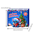 Miniatyrbild 4 av 5: Stitch Figures Leks Julkalender Nedräkning Adventkalender Barn Pojkar Flickor Julgåva Överraskning Blind Box