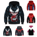 Miniatyrbild 2 av 2: Marvel Spider-man Huvtröja Kappa Barn Casual Sweatshirt Jacka A L