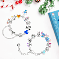 Miniatyrbild 4 av 7: Julgåva Xmas Blind Box Barnens Sticka Armband Kit Advent Bärbar 24 Rutor Diy