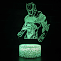 Miniatyrbild 1 av 8: Fortnites akryl LED nattlampa barn pojkar sovrum 7-färgsbyte gåva B