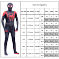 Miniatyrbild 5 av 5: Barn Spider Man Into the SuperHero Costume Miles Morales Cosplay Miles Morales 4-5Years = EU98-110
