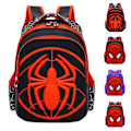 Miniatyrbild 4 av 5: Spiderman Cartoon Barnryggsäck för Barn Rollspel Skolväska Resväska Lätt och Hållbar Lämplig för Flickor och Pojkar #1