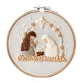 Miniatyrbild 1 av 4: DIY Julbroderikit, Handgjort för Vuxna och Barn, Stämplade Mönster för Nybörjare, Julbroderi, DIY-Kit, Handgjorda Hantverk D