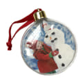 Miniatyrbild 2 av 6: 1 st julgransprydnad jul fotoboll dekoration Round Shape