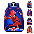 Miniatyrbild 5 av 7: Spiderman Iron Man Ryggsäck Rollspel Skolväska Resväska Lätt och Hållbar Lämplig för Flickor och Pojkar C