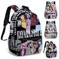 Miniatyrbild 2 av 7: Taylor Swift Ryggsäckar för Studenter, Väska med Bokväskor för Barns Skolväska Lätt #3