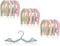 Portable Foldable Hangers, Space-Saving Clothes Hanger Multi Mag