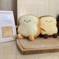 Miniatyrbild 2 av 2: Toastbröd Kudde Rolig Mat Plysch Leksak Kuddar Små Söta Fyllda Plysch Toast Soffa Kudde (Toastbröd, Gyllene)
