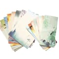 Brevpapper med kuvert, 4 ark brevpapper + 2 kuvert, brevpappersset, brevpapper, skrivpapper