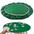 Poker- og Bridge-borddug med elastisk dug til borde 36-48 tommer spiltilbehør
