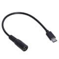 Miniatyrbillede 4 af 5: Type-C til DC strømkabel 5V DC 5.5 x 2.1mm hun til USB C stik opladerkabel
