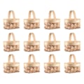 Miniatyrbilde 1 av 4: 8 stk Mini Kurver Små Vevde Høytidsgodteri Kurver Bryllup Godteri Gavekurver 12 stk 6,5x5cm 12pcs 6.5x5cm