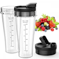 Miniatyrbillede 1 af 5: Blender Reservedele til Ninja, 710 ml Ninja Blender Krus med Låg, Blenderkniv til Nutri Ninja
