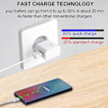 Miniatyrbillede 2 af 5: 4-pak 5V-2A USB Strømadapter Stik Universal Hurtigoplader til iPhone 12/11/X 8/7/6, Samsung Galaxy S22 S21 S20 white