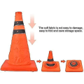 Miniatyrbild 3 av 5: 1-pack 18 tum hopfällbar trafikkon/trafikkonsskylt/flerfunktions pop-up reflekterande säkerhetskon, orange storlek: 45 cm (18 tum)