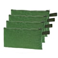 Miniatyrbild 1 av 5: 4 st Canvas Verktygsväska Heavy Duty Verktyg Zip-Pouch Multifunktionell Verktyg Förvaring Organizer Tote Bag, Armég Grön