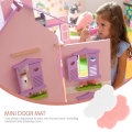 Pikkukuva 4 / 5: 2 kpl Plus-pehmustettuja Diorama-lattiamattoja Miniatyyri-talon lattiamatot Miniatyyrimatot Koristeet Sekalaiset Värit Assorted Color2 15X10X0.1CM