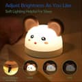 Miniatyrbild 3 av 5: Lovely Night Light, Portable Night Light with Remote Control 7 Color Changes