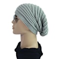 Miniatyrbilde 1 av 5: Hodeplagg Dame Beanie Varm Strikket Lue Søt Lue for Kaldt Vær light grey