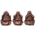 Miniatyrbillede 1 af 3: 3 stk. Buddha Statue Lysestage