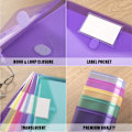 Pikkukuva 3 / 6: 10 kpl muovikuoria Polykuori, A4 Snap File Bag Color sid