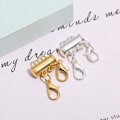 Miniatyrbillede 3 af 11: Multi Strand Halskæde Udfiltringsanordning Udfiltring Lagdelte Halskæder Lås Gold 2