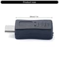 Miniatyrbillede 3 af 5: Mini USB til USB-konverter Mini USB hun til Type-C han adapterstik understøtter opladning og datasynkronisering til mobiltelefon