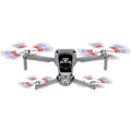 Miniatyrbillede 4 af 5: Air 2S Propeller Lavstøj Propeller Foldbar 7238F Propeller til DJI Mavic Air 2/Air 2S Drone Tilbehør (Rød Blå Hvid 4stk)