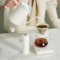 Miniatyrbilde 3 av 5: Manuell Kaffeekvern med 25g Kapasitet, CNC Rustfritt Stål Konisk Kvern, Intern Justerbar Innstilling, Dobbel Lagring, Fransk Presse Kaffe for Håndkvern Gave