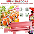 Miniatyrbild 2 av 5: Sushi Roller Kit Sushi Bazooka Set för att göra sushi - Hållbar Camp Chef Risberedare Maskin Form Sushi Rullande Maker Startset för enkel sushilagning