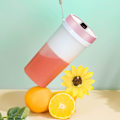 Miniatyrbillede 2 af 3: Trådløs Bærbar Juicekop Letvægts Udendørs Accompanying Frugt Rørkop Juice Automatisk Juicer