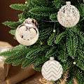 Miniatyrbilde 5 av 5: Julekuler Ornamenter til Juletreet, 16 stk. Knusefrie Juletrpynt, Hengekuler Multifarget Julekuler Ornamentsett Fo