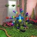 Miniatyrbilde 1 av 4: Påfugl Metall Solvindspinner, Vindskulptur Hagekunst Dekorasjoner for Patio, Plen & Hagedekor