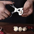 Miniatyrbillede 3 af 3: 10 stk Æg Saks - Vagtel Æg Skaller Skærere Separator Cigar Cutter