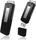 Miniatyrbillede 1 af 5: USB Digital Diktafon - 8GB Mini Bærbar Diktafon - Ideel Lydoptager til
