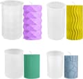 Miniatyrbillede 1 af 6: 4 stk. lys, silikoneforme, støbeforme, lysforme til støbning, silikonelysform, silikone, 3D DIY silikoneforme, lysforme til