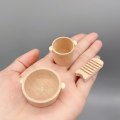 Miniatyrbillede 2 af 4: Miniature Dukker Vandlegetøj Mini Vaskbræt Legetøjs Hus Vaskbræt Dukke Møbler KhakiM Khaki M