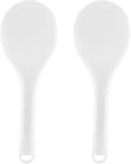 2-delad risslev och sked i plast, vit, 7,87 tum White E