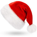 Pikkukuva 1 / 5: Joulupukkihattu Jouluhattu Xmas Lomahattu Unisex Sametti Mukava Jouluhatut