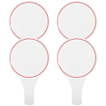 Miniatyrbild 2 av 2: 4 Blank Scoreboards, Erasable Whiteboards, Judge Score Paddles (25.00X15.00X0.50CM, As Shown In Picture)