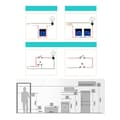Miniatyrbilde 5 av 5: Fransk stikkontaktpanel Type-c+USB16A Type 86, antall uttak: 2 h