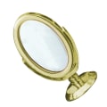 Miniatyrbilde 5 av 5: Miniatyr Speilpynt Mini Bordplate Kosmetikkspeil Mini Hustilbehør Gull 4,6x2,6cm Golden 4.6x2.6cm