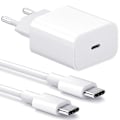 Miniatyrbilde 1 av 2: Samsung lader - Hurtiglader 20w Usb-c - Strømadapter+kabel 2m Hvit