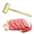 Miniatyrbillede 3 af 3: Træ Dobbeltsidet Hammer Kødkøller Hammer Brækkede Ribben Steak Hammer