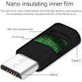 Miniatyrbillede 2 af 5: 2 st USB C-adapter, Micro USB til USB C-adapter, USB C til Micro USB-stikadapter, Type C hun Micro USB han-stikadapter til PC, Gal