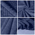 Miniatyrbilde 4 av 4: Solidfarget Ananas Rutete Flanell Teppe Coral Fleece Sofadekke Teppe Aircondition Teppe