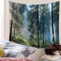 Miniatyrbilde 3 av 5: Digitaltrykt veggteppe sengeteppe sovesal dekor (150x200cm)