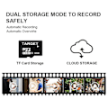Miniatyrbillede 4 af 5: Trådløs Videodørklokke med Intercom, Lydændringsovervågning, Smart Graffiti Wifi, Lavt Strømforbrug V